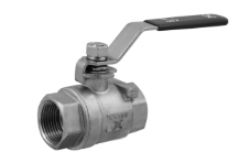 Ball valve thread type with lever lock, Aisi 304